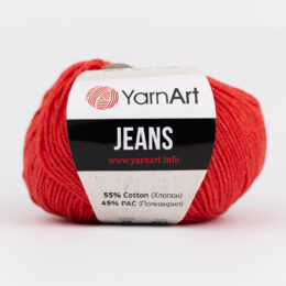 Włóczka Yarn Art Jeans 26 w kolorze mikołajkowym to kultowa propozycja największego tureckiego producenta.