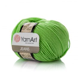 Włóczka Yarn Art Jeans 60 w kolorze kermitowym to kultowa propozycja największego tureckiego producenta