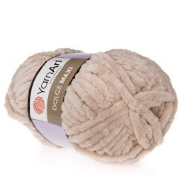 yarn art dolce maxi 776 gruba pluszowa włóczka w kolorze jasne lawendy. Większa siostra sławnej Dolphin Baby, idealna na zabawki lub koce