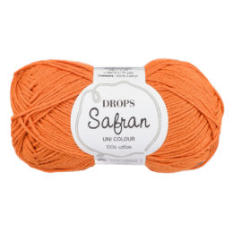 Drops Safran 28 pomarańczowy. 100% wytrzymała, miękka, bawełna egipska, z certyfikatem Standard 100 by Oeko-Tex. Produkowana w Europie.