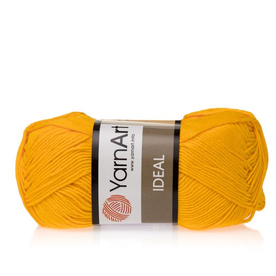 Yarn Art Ideal 228 słoneczny. 100% bawełny od kultowego tureckiego producenta, w przyjaznej cenie:) Idealna na zabawki i ubrania.