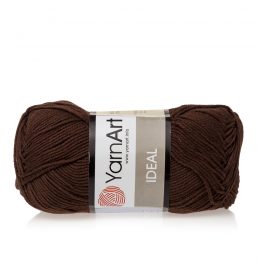 Yarn Art Ideal 232 brązowy. 100% bawełny od kultowego tureckiego producenta, w przyjaznej cenie:) Idealna na zabawki i ubrania.