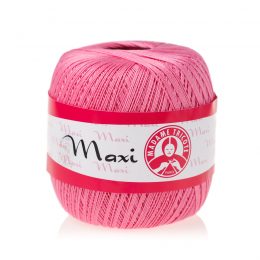 Madame Tricote Paris Maxi 5001, kolor różowy. Jest to 100% bawełna merceryzowana w czarnym kolorze. Idealny na świąteczne ozdoby