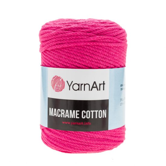 Yarn Art Macrame Cotton 771 - makramowy sznurek tureckiej firmy. Mieszanka bawełny z poliestrem, 250g/225m. Doskonały na sznurkowe projekty i makatki.