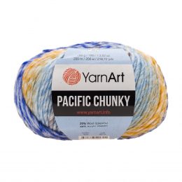 Yarn Art Pacific Chunky 309 to cudna cieniowana cieplutka wełniano-akrylowo włóczka idealna na czapki, swetry, szale czy koce.