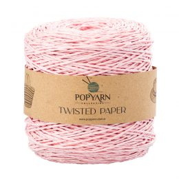 Sznurek Popyarn Twisted Paper B526 róż to 100% makulaturowy papier. Świetnie nadaje się na kapelusze, torebki czy koszyki:) 250g/255m