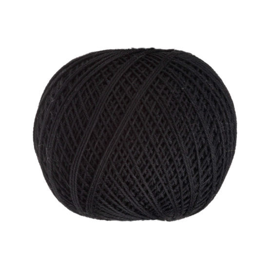 Ariadna Kaja 15 0099 w kolorze czarnym to 100% bawełna merceryzowana od polskiego producenta nici i mulin. 30g/200m, grubość 50 tex