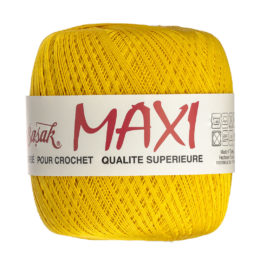 Altin Basak Maxi 347 w kolorze słonecznym żółtym. 100% bawełna merceryzowana idealna na świąteczne ozdoby, serwety, obrusy, łapacze snów.