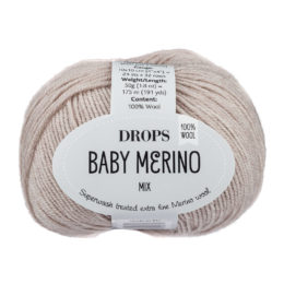 Drops Baby Merino 23 to certyfikowana mięciutka włóczka z merynosa w pięknych kolorach. Idealna dla dzieci. 50g/ok 175m