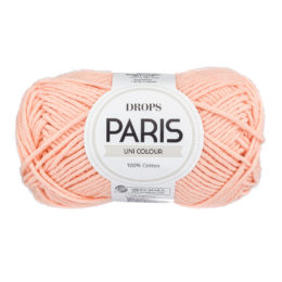 Włóczka Drops Paris 27 brzoskwinia to certyfikowana 100% bawełna czesankowa w pięknej palecie kolorystycznej. 50g/75m