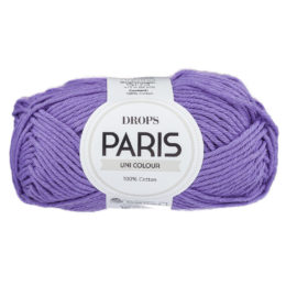 Włóczka Drops Paris 31 średni fiolet to certyfikowana 100% bawełna czesankowa w pięknej palecie kolorystycznej. 50g/75m