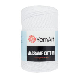 Yarn Art Macrame Cotton 751 - przędzony sznurek idealny na torebki. Mieszanka bawełny z poliestrem, 250g/225m.