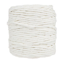 Sznurek skręcany naturalny bawełniany 5mm 100m to idealny produkt do tworzenia makramowych ozdób. Skręcany pojedynczo, na szpuli.