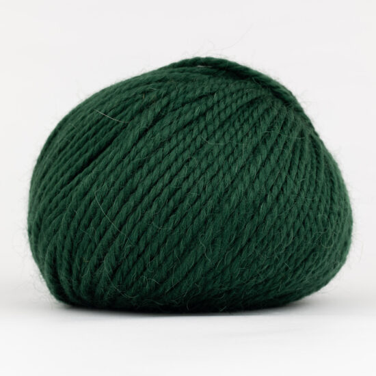 Nako Peru 3601 to cudna mieszanka premium akrylu, wełny i alpaki w kolorze butelkowej zieleni. 100g/130m. Doskonała na czapki, szale i swetry.