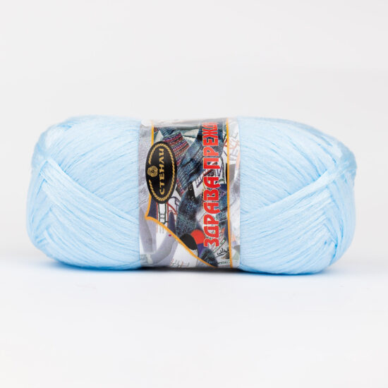 Stenli Vidlon 18 to polipropylenowy sznurek w błękitnym kolorze. 100g/300m Idealny na koszyki, torby, dywaniki i sztywne kapcie.