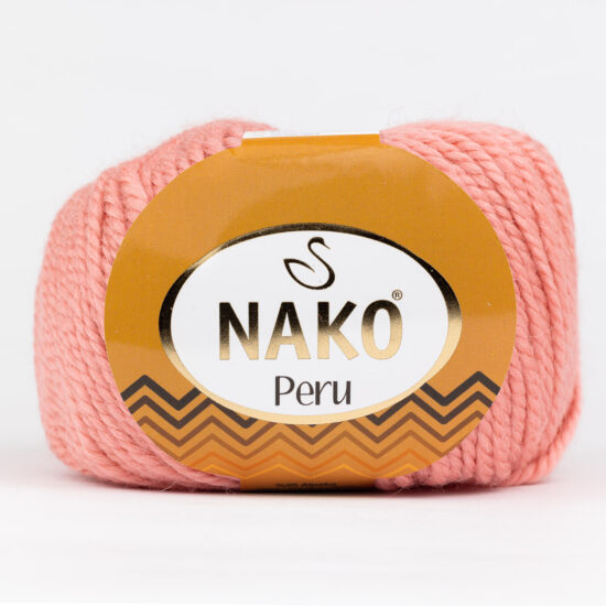 Nako Peru 11452 to cudna mieszanka premium akrylu, wełny i alpaki w kolorze słodkiego różu. 100g/130m. Doskonała na czapki, szale i swetry.