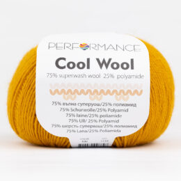 Performance Cool Wool 190 musztarda to mieszanka wełny superwash z poliamidem idealna na skarpetki. 50g/200m. Produkcja bułgarska.