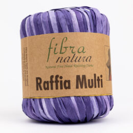 Fibranatura Raffia Multi 117-17 to 100% celulozy. Idealnie nadaje się torebki, kosze i kapelusze. Ma budowę cienkiej papierowej płaskiej tasiemki. 35g/80m
