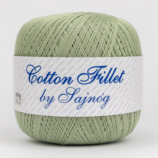 Kordonek Cotton Fillet by Sajnóg 0071 w kolorze miętowym to 100% bawełna merceryzowana idealna na świąteczne ozdoby, serwety, obrusy, łapacze snów.